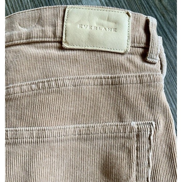 Everlane Baby Cord Cheeky Crop Soft Blush Peach Corduroy Stretch Pants Women 32 - Picture 5 of 10